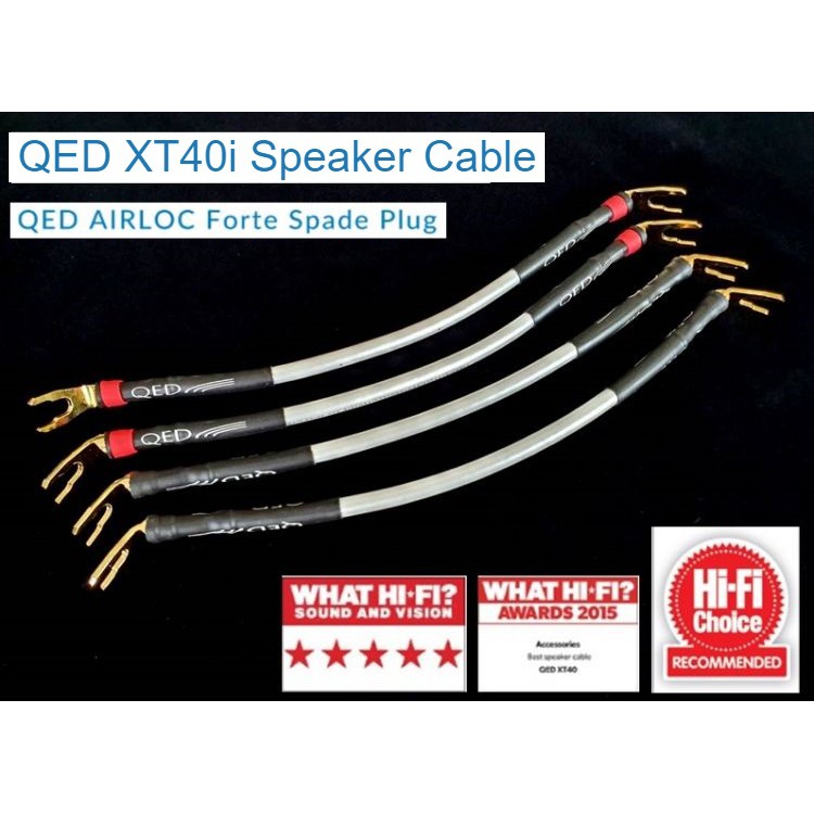 QED XT40i Jumper Cables (2 Pair) สำหรับลำโพง 2 ตัว