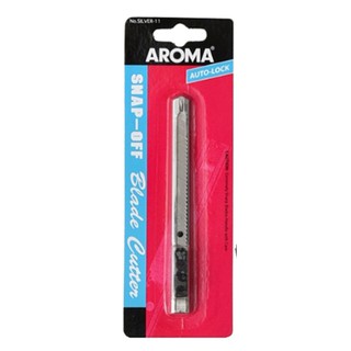 มีดคัตเตอร์ AROMA  SILVER-11