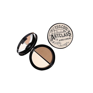 Lideal3133 ลิเดียล บรอนเซอร์ เฉดดิ้งและไฮไลท์ คอนทัวร์ แบบตลับ 2 สี Shadding highlight Contour