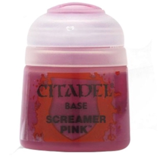 Citadel : BASE: SCREAMER PINK (12ML) สีอะคริลิคสำหรับทาโมเดล