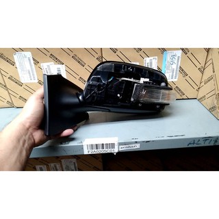 กระจกมองข้างไฟฟ้า YARIS ปี 2009-2010 TOYOTA ซ้าย (พับได้)มีไฟเลี้ยว (87940-0D460)