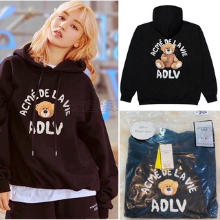 🌟แท้💯% เสื้อกันหนาว ADLV TEDDY BEAR (BEAR DOLL) HOODIE BLACK