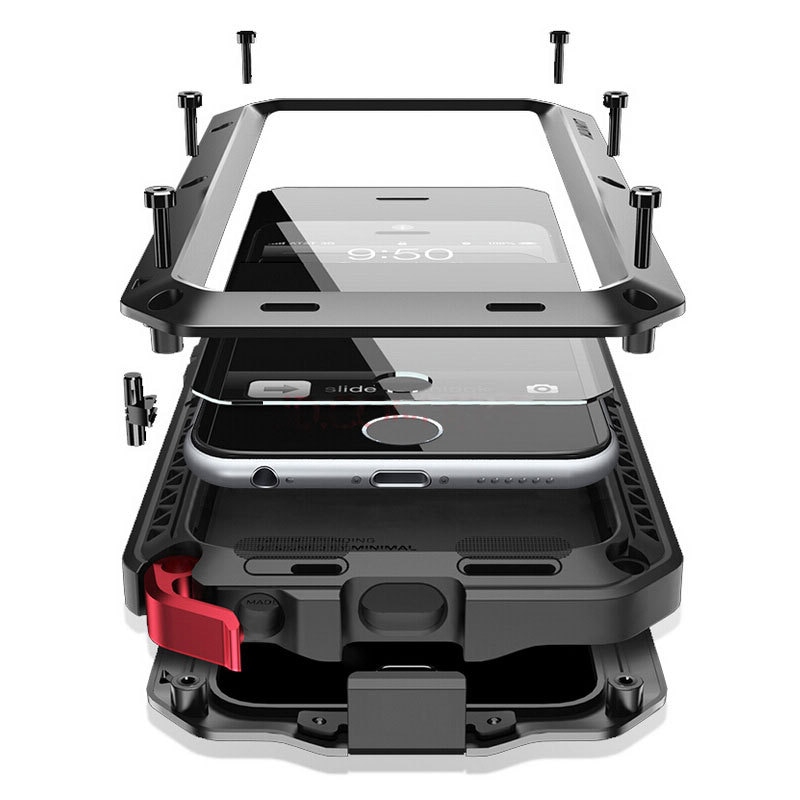 Heavy Duty ป้องกัน Doom Armor โลหะอลูมิเนียมเคสโทรศัพท์สําหรับ iPhone 11 Pro MAX กรณีกันกระแทกฝาครอบกันฝุ่น – โปรปัง