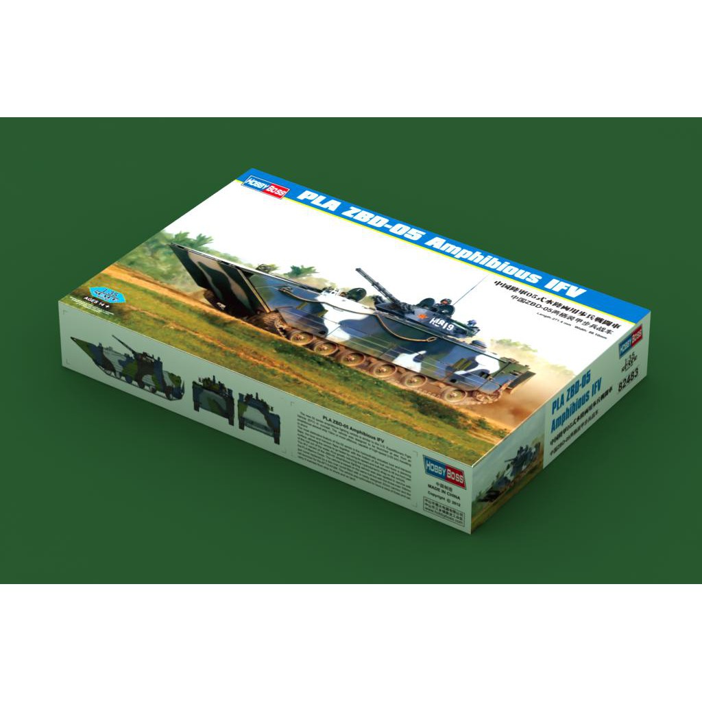 พลาสติก โมเดล ประกอบ HOBBYBOSS สเกล 1/35 PLA ZBD-05 Amphibious IFV