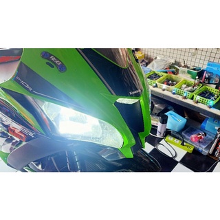 ไฟหน้าZX10r หลอดไฟหน้าLED ตรงรุ่นZX10r 2ดวง ตัวสว่าง