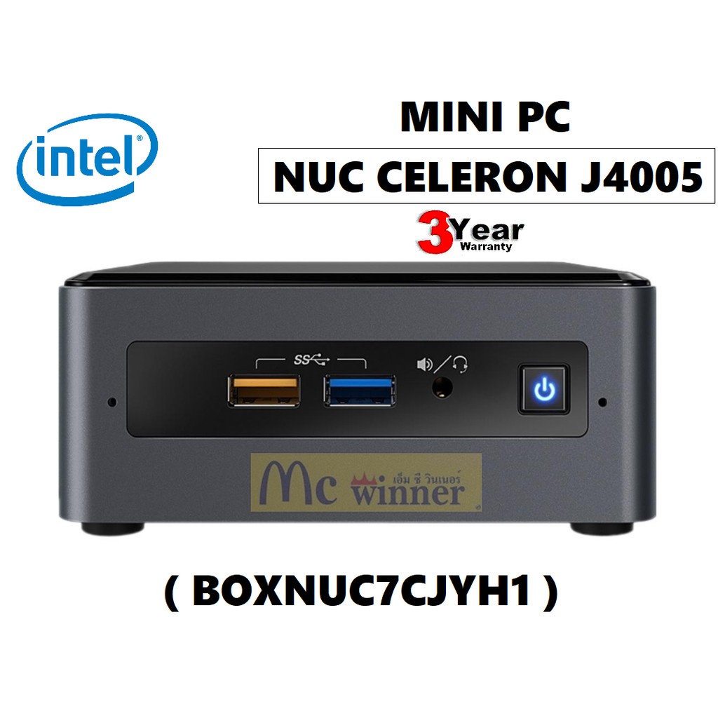 MINI PC (มินิพีซี) INTEL NUC CELERON J4005 รุ่น BOXNUC7CJYH1ยังไม่รวม RAM,HDD,OS (Option) - ประกัน 3 ปี