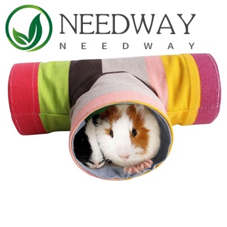 Needway อุโมงค์ซ่อนสัตว์เลี้ยง ขนาดเล็ก รูปหมูตะเภา เม่น สําหรับตกแต่งบ้าน