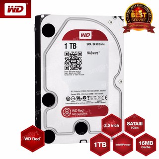 WD Red Plus 1TB SATA3(6Gb/s) 64MB 5400RPM NAS HDD (WD10EFRX)