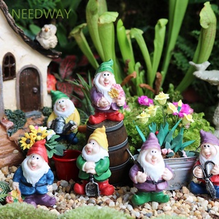 Needway ตุ๊กตาเรซิ่นจิ๋วสําหรับตกแต่งสํานักงาน