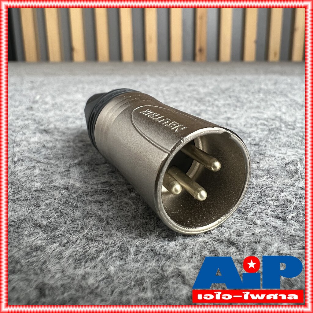 ตัวสีเงิน แพ็ค8ตัว NEUTRIK ของแท้ NC-3MXX CANNON XLR ตัวผู้ NC3MXX แคนนอนตัวผู้ สำหรับเข้าหัว สายสัญญาณ NC 3 MXX เอไอ...