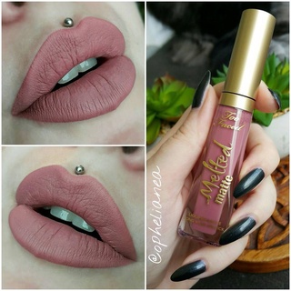 Beauty-Siam แท้ทั้งร้าน !! ลิปลิควิดขนาดปกติ TOO FACED MATTED LIPSTICK สี QUEEN B