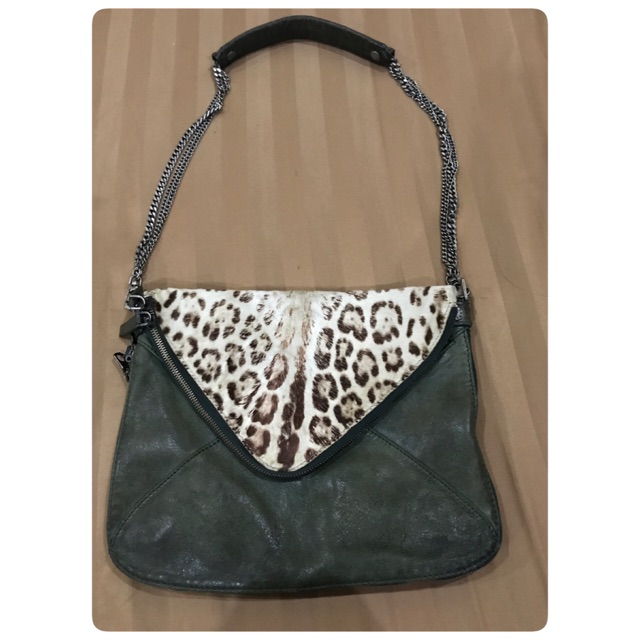 Boyy bag medium slash leopard