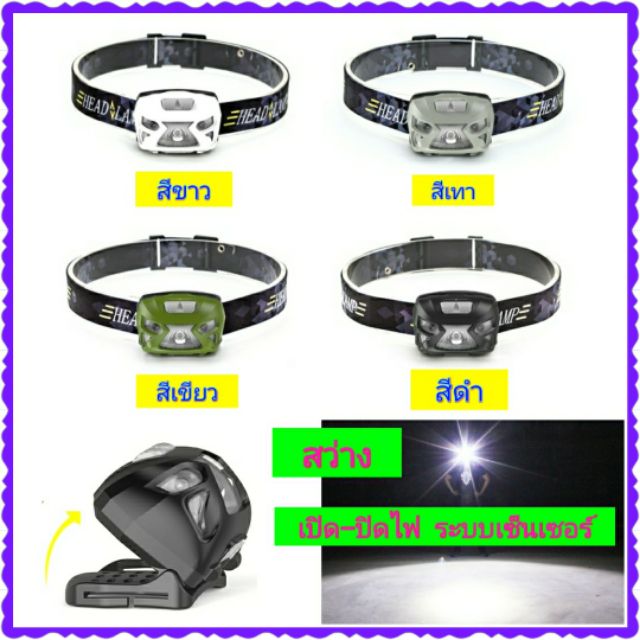 ไฟฉายคาดหัว LED Q5 USB มีเซนเซอร์เปิด-ปิดอัตโนมัติ มีแบตในตัว E-Smarter Headlamps ไฟฉายกันน้ำลุยฝนได้

<p>“><center></p>
<h4></h4>
<p><p><font color=