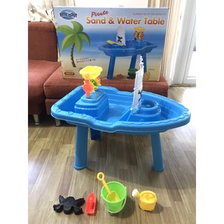 เรือเล่นทรายและน้ำ Pirate Water and Sand Table ยี่ห้อ Amloid มือสองญี่ปุ่น (สภาพ 98%) คัดพิเศษ พร้อมอุปกรณ์และแม่พิมพ์