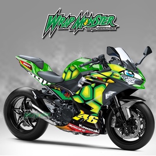 สติ๊กเกอร์แต่งลายรถ Kawasaki Ninja 400 รอบคัน ลายเต่า