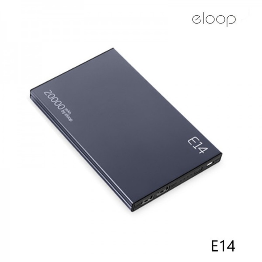 Eloop Power Bank 20000mAh E14 (Black) ประกันศูนย์