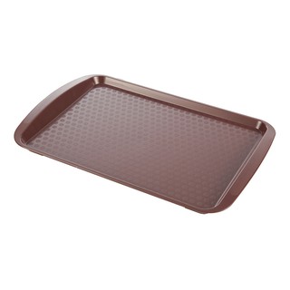 ไพโอเนียร์ ถาดอาหาร ขนาด 33.5x51x2.5 ซม. สีน้ำตาล Pioneer food tray 33.5x51x2.5 cm. Brown color