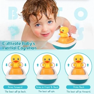 ✿COD✿Bath Toy ของเล่นอาบน้ำเป็ดน้อยสีเหลือง สปริงเกลอร์ไฟฟ้า ของเล่นอาบน้ำเด็ก