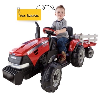 รถแบตเตอรี่ Peg Perego Case IH Magnum Tractor/Trailer