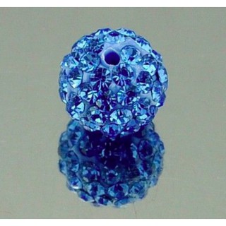 crystal ball bead เจาะรูตรงกลาง