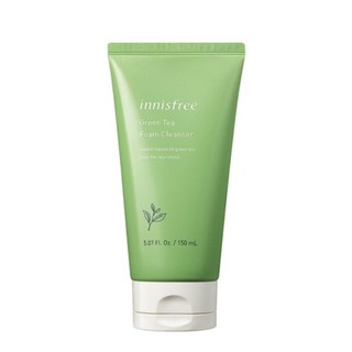 ของแท้💯%แท้/พร้อมส่งโฟมบิจา Innisfree Green Tea Cleansing Foam 150 ml.โฟมล้างสิว ลดสิวอุดตันลดสิวเสี้ยน