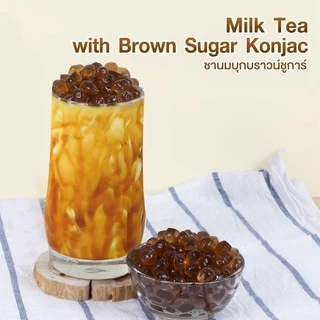 ลองบีชบุกบราวน์ชูการ์ (800g.) LongBeach Brown Sugar Konjac บุกไข่มุก/ บุกในน้ำเชื่อม