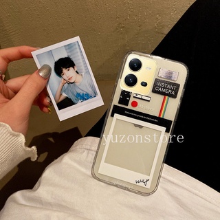 เคสโทรศัพท Soft Casing for VIVO V25 5G V25e Y35 2022 เคส Photo Frame Fashion Transparent Phone Case Airbag Anti-drop Protective Phone Back Cover