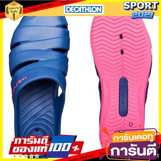 รองเท้าแตะเดินริมสระสำหรับผู้หญิงรุ่น SCU 100 (สีน้ำเงินเข้ม) Womens poolside sandals: SCU 100 - dark blue