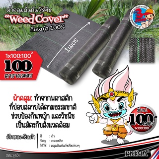 ผ้าคลุมดิน 1x100, 2x 50 เมตร [ยกม้วน] อายุใช้งานนาน 5-6 ปี พลาสติกคลุมดินอย่างดี ผ้าคลุมหญ้า ผ้าใบปูพื้น