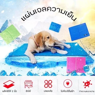 Pet Cool mat ที่นอนเจลเย็นกลาง สำหรับสัตว์เลี้ยง แผ่นเจลเย็น ที่นอนเย็น แผ่นทำความเย็น ที่นอนสัตว์เลี้ยง เบาะนอนเย็น