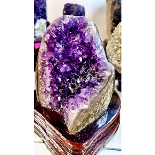 อเมทิสต์แท้ สีเข้ม(Amethyst) น้ำหนัก1.20-2.00กก. ผลึกธรรมชาติสวยมาก