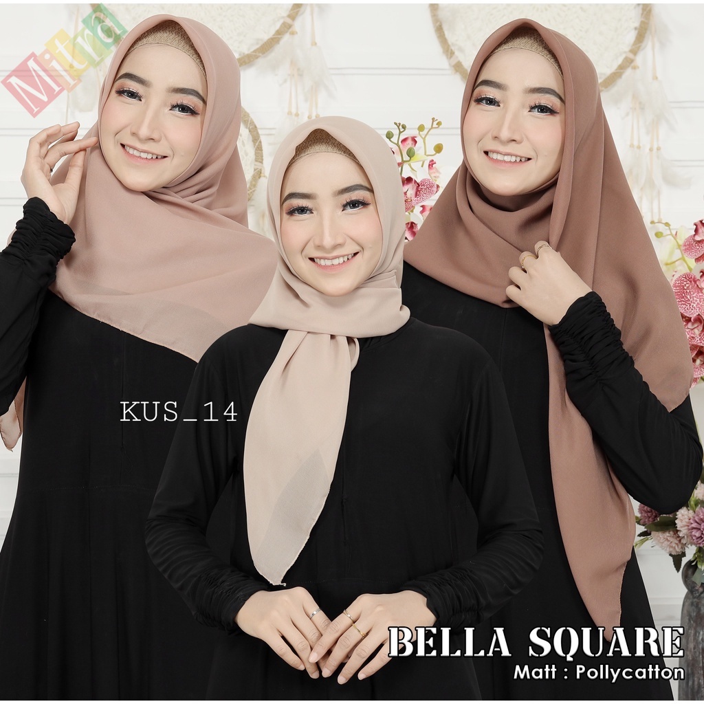 เบลล่าสี่เหลี่ยม | BELLA Collection SQUARE HIJAB