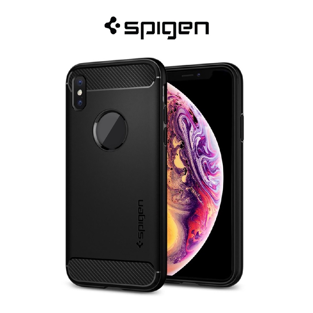 Spigen เคสเกราะ ทนทาน สําหรับ iPhone XS X