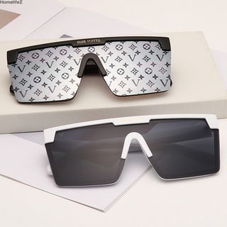 LOUIS VUITTON แว่นตากันแดด UV400 ทรงสี่เหลี่ยม ขนาดใหญ่ ป้องกันรังสียูวี หรูหรา เหมาะกับใส่กลางแจ้ง สําหรับผู้ชาย และผู้หญิง