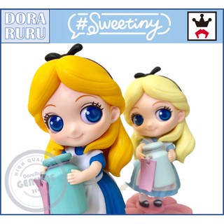 Banpresto Figure - Disney Q Posket Sweetiny Alice Lot Japan ฟิกเกอร์ โมเดล เจ้าหญิงดิสนีย์ ของแท้ ญี่ปุ่น