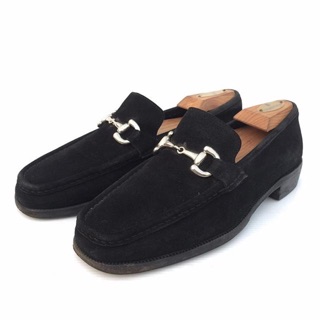 รองเท้า​ Mario paciottis loafers หนังกลับ