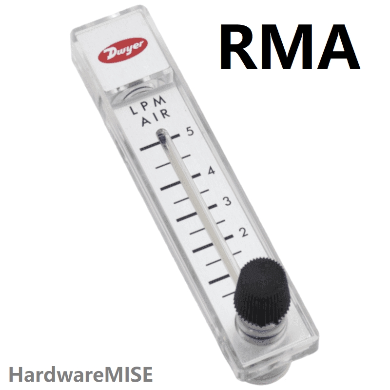 Dwyer RM Rate-Master Polyคาร์บอเนต Flowmeter RMA Flow Meter