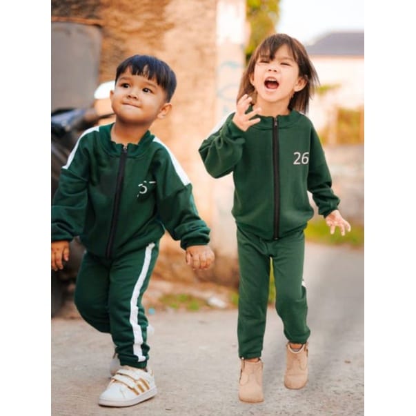 ชุดเด็กล่าสุดของ SQUID GAME 1-6 ปี