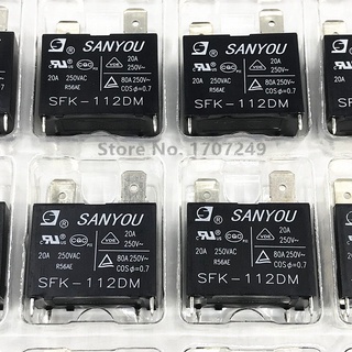ของแท้ 100% Sanyou รีเลย์ Sfk-112Dm 12Vdc 20A 250Vac 4Pins ร…