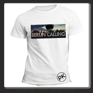 ย้อนยุค【Sportwear】เสื้อยืดลําลอง ผ้าฝ้าย 100% พิมพ์ลาย Berlin Calling Paul Kalkbrenner Elettronic Music LHZYS-5XL