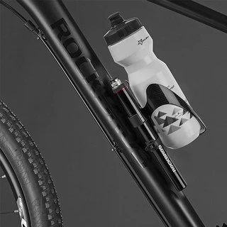ROCKBROS เครื่องปั๊มแรงดันสูง แบบพกพา 150psi พร้อมบารอมิเตอร์ สําหรับ Presta Schrader Valvue