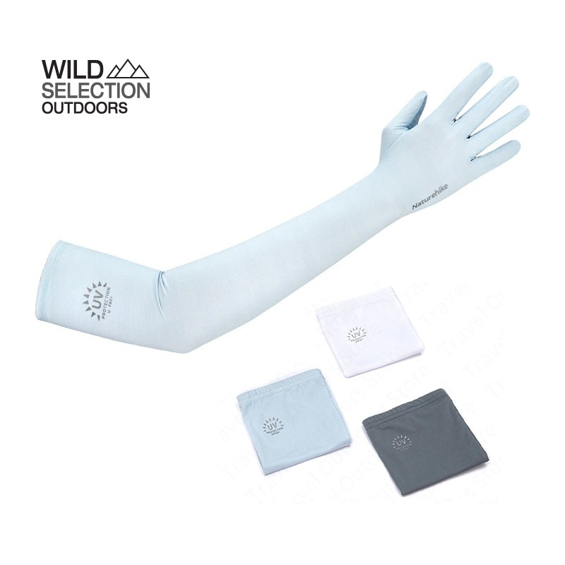ปลอกแขน กันแดด Naturehike [✅แท้ประกันศูนย์ไทย💯%] UPF50+ full finger sun protection sleeve NH21FS001