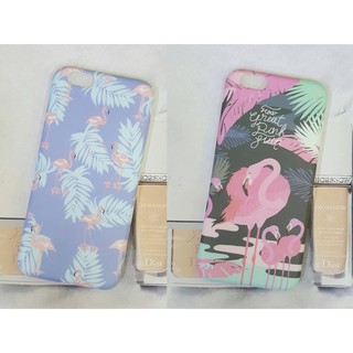 เคสนิ่ม IMD ผิวด้าน งานดี ลายฟามิงโก้ i6/6+/7/7+8/8+/X