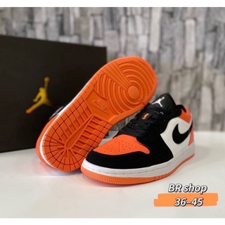 Nike Air Jordan 1 Low (size36-45) Black Orange