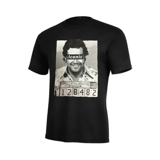 Wanyg เสื้อยืดแขนสั้น พิมพ์ลาย Pablo Escobar Iconic Mugshot Narcos แนวสตรีท คลาสิก ของขวัญวันพ่อ สําหรับผู้ชาย ผู้ใหญ่สา