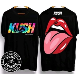 เสื้อครอปสายฝอ - เสื้อยืดสําหรับผู้ชาย▦✹☫ขนาดพิมพ์ KUSH ออกแบบด้านหน้าสีแบรนด์ท้องถิ่นที่คุณสามารถเ