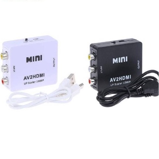 อะแดปเตอร์แปลง Mini 3Rca Av To Hdmi Av2Hdmi 1080P