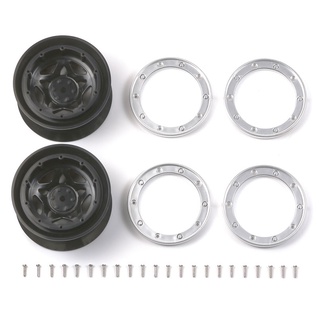 TAMIYA 54116 CR-01 PENTAGRAM WHEELS 2PCS. (OFFSET +5)