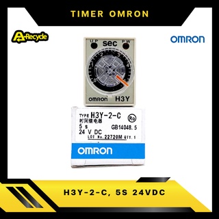 OMRON H3Y-2-C, 5S 24VDC TIMER  RELAY OMRON 2 Contact  8 ขา