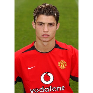 โปสเตอร์ Cristiano Ronaldo คริสเตียโน โรนัลโด Poster Manchester United MUFC Manu แมนเชสเตอร์ยูไนเต็ด แมนยู ฟุตบอล